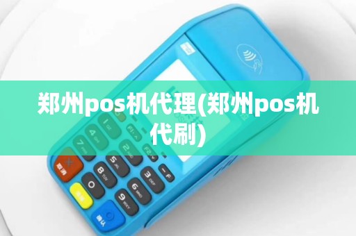 郑州pos机代理(郑州pos机代刷)
