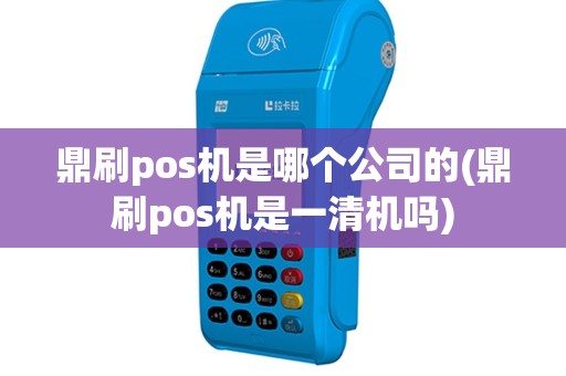 鼎刷pos机是哪个公司的(鼎刷pos机是一清机吗)
