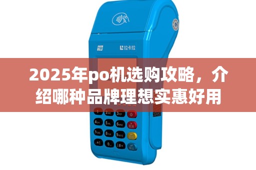 2025年po机选购攻略，介绍哪种品牌理想实惠好用