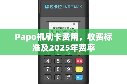 Papo机刷卡费用，收费标准及2025年费率
