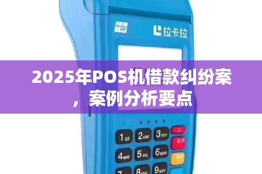 2025年POS机借款纠纷案，案例分析要点
