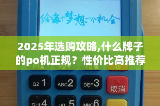 2025年选购攻略,什么牌子的po机正规？性价比高推荐
