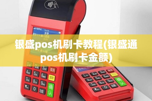 银盛pos机刷卡教程(银盛通pos机刷卡金额)