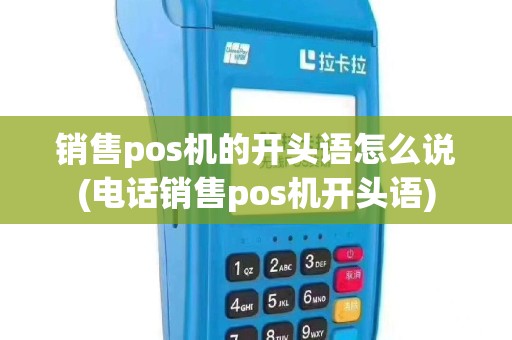 销售pos机的开头语怎么说(电话销售pos机开头语)