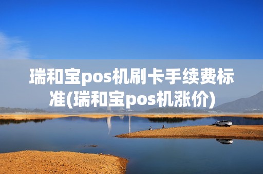 瑞和宝pos机刷卡手续费标准(瑞和宝pos机涨价)