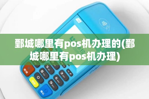鄄城哪里有pos机办理的(鄄城哪里有pos机办理)