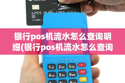 银行pos机流水怎么查询明细(银行pos机流水怎么查询)