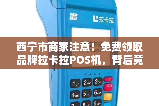 西宁市商家注意！免费领取品牌拉卡拉POS机，背后竟有这些隐藏福利？
