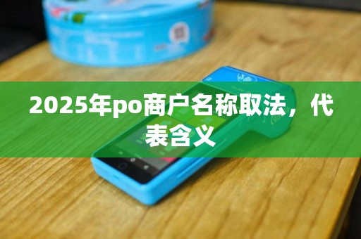 2025年po商户名称取法，代表含义