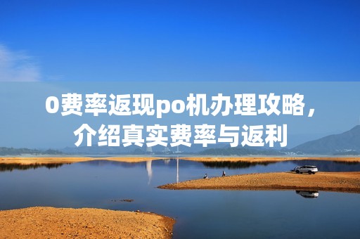 0费率返现po机办理攻略，介绍真实费率与返利