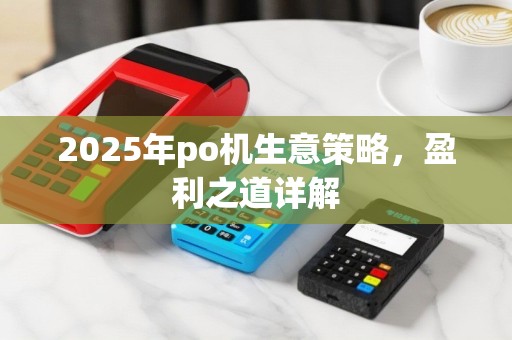 2025年po机生意策略，盈利之道详解