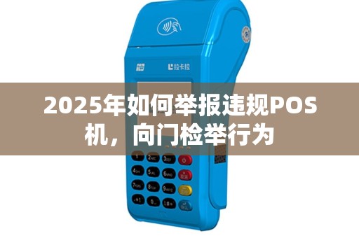 2025年如何举报违规POS机，向门检举行为