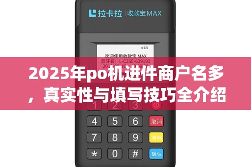 2025年po机进件商户名多，真实性与填写技巧全介绍