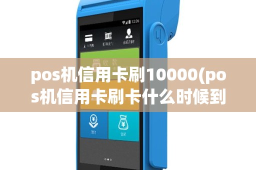 pos机信用卡刷10000(pos机信用卡刷卡什么时候到账)