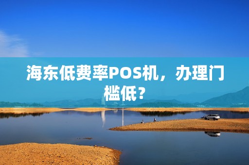 海东低费率POS机，办理门槛低？