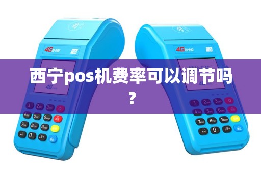 西宁pos机费率可以调节吗？