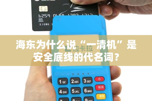 海东为什么说“一清机”是安全底线的代名词？