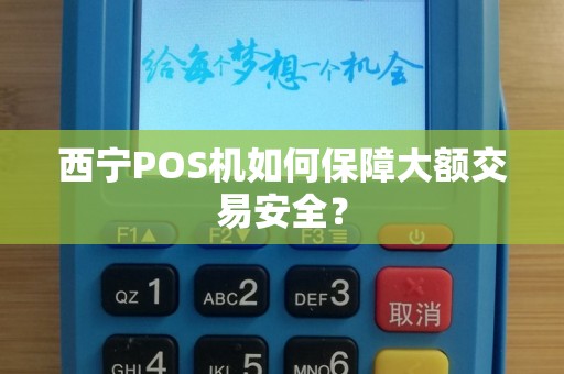 西宁POS机如何保障大额交易安全？
