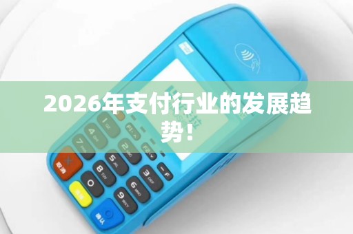 2026年支付行业的发展趋势！