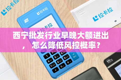 西宁批发行业早晚大额进出， 怎么降低风控概率？