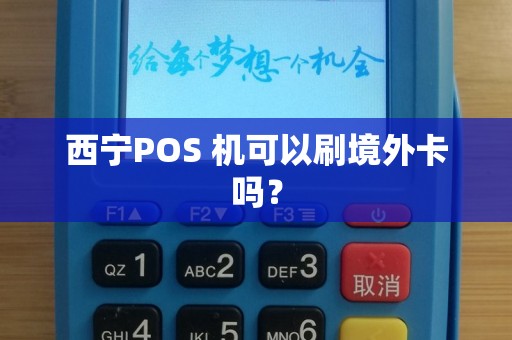 西宁POS 机可以刷境外卡吗？