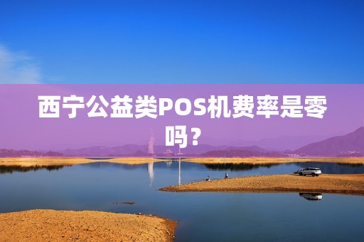 西宁公益类POS机费率是零吗？