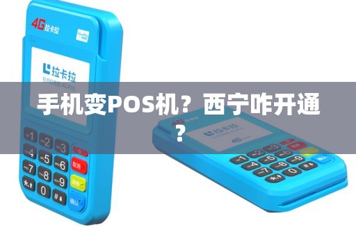 手机变POS机？西宁咋开通？