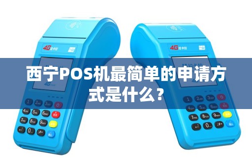 西宁POS机最简单的申请方式是什么？