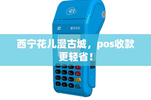 西宁花儿漫古城，pos收款更轻省！