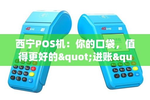 西宁POS机：你的口袋，值得更好的"进账"方式