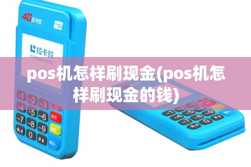 pos机怎样刷现金(pos机怎样刷现金的钱)