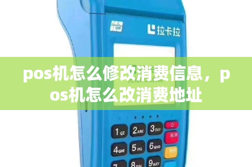 pos机怎么修改消费信息，pos机怎么改消费地址