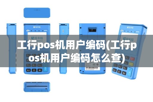 工行pos机用户编码(工行pos机用户编码怎么查)