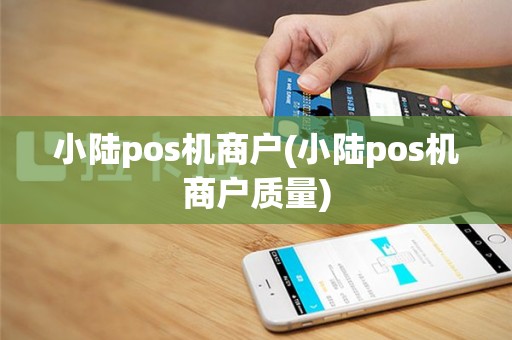 小陆pos机商户(小陆pos机商户质量)
