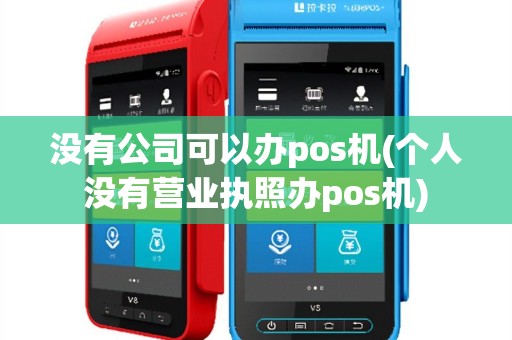 没有公司可以办pos机(个人没有营业执照办pos机)