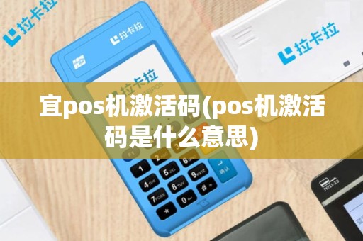 宜pos机激活码(pos机激活码是什么意思)