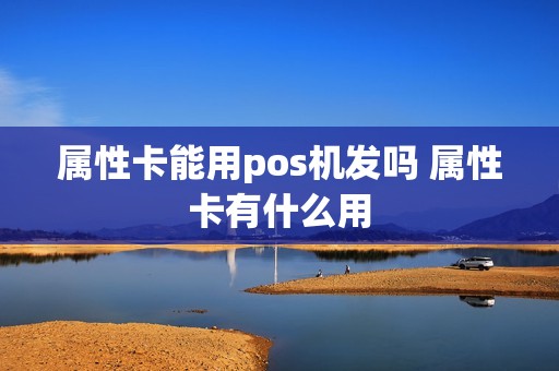 属性卡能用pos机发吗 属性卡有什么用