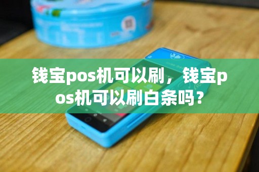 钱宝pos机可以刷，钱宝pos机可以刷白条吗？
