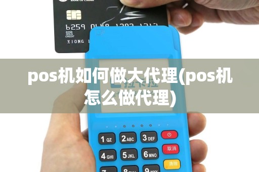 pos机如何做大代理(pos机怎么做代理)