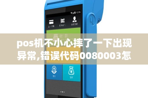 pos机不小心摔了一下出现异常,错误代码0080003怎么办