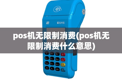 pos机无限制消费(pos机无限制消费什么意思)