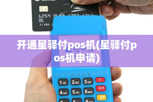 开通星驿付pos机(星驿付pos机申请)