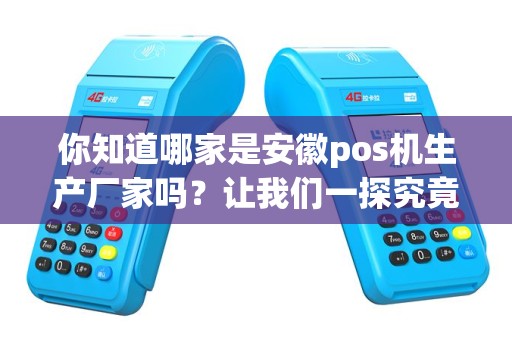你知道哪家是安徽pos机生产厂家吗？让我们一探究竟！