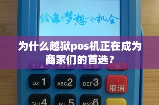 为什么越狱pos机正在成为商家们的首选？