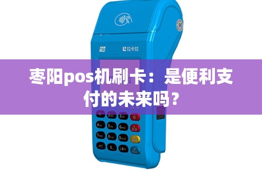 枣阳pos机刷卡：是便利支付的未来吗？