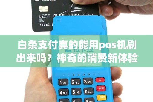 白条支付真的能用pos机刷出来吗？神奇的消费新体验！