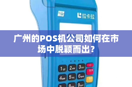 广州的POS机公司如何在市场中脱颖而出？