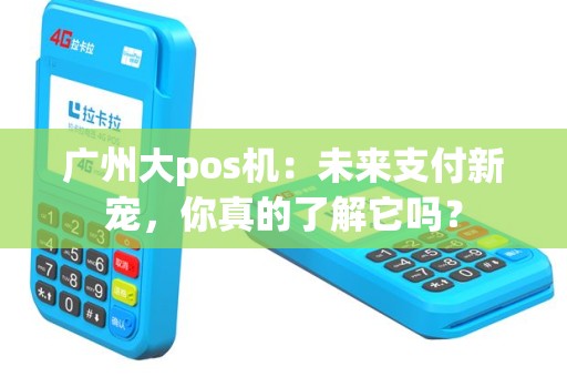 广州大pos机：未来支付新宠，你真的了解它吗？