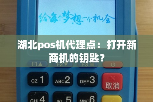 湖北pos机代理点：打开新商机的钥匙？