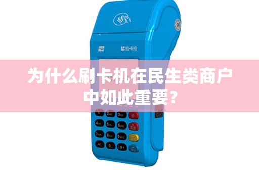 为什么刷卡机在民生类商户中如此重要？